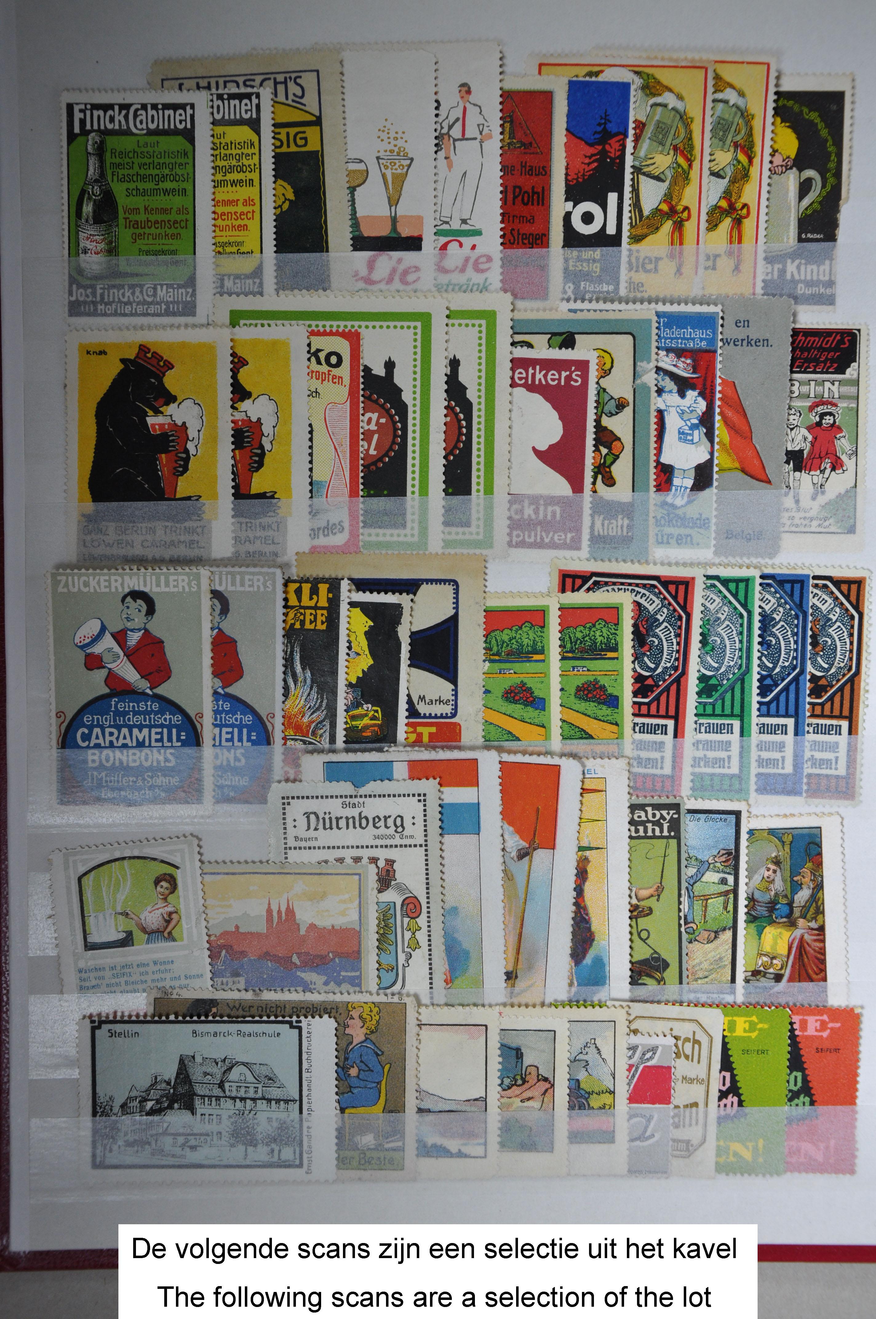 Lot 3927 - Topics and Miscellaneous Poster Stamps -  Corinphila veilingen 223rd Auction