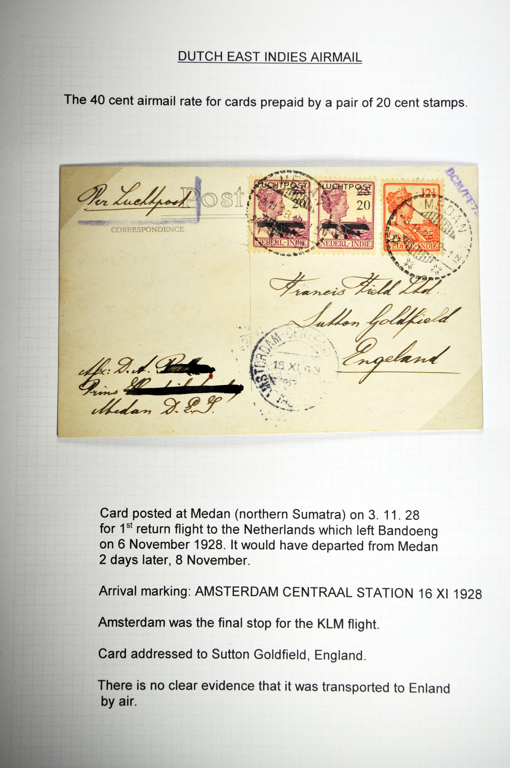 Stamp Auction Netherlands And Former Territories Dutch East