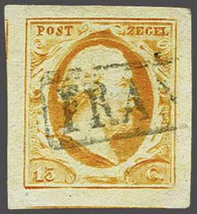 Lot 324 - Netherlands and former colonies NL 1852 King William III -  Corinphila Veilingen Auction 240: Single lots Netherlands and former colonies