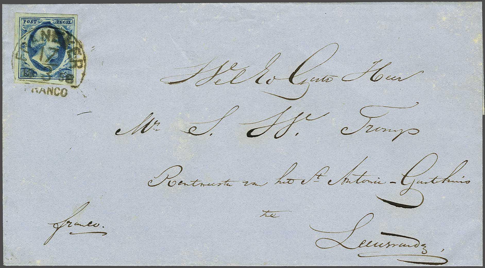Lot 460 - Netherlands and former colonies NL Semi-circular Cancellation -  Corinphila Veilingen Auction 240: Single lots Netherlands and former colonies