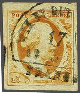Lot 604 - Netherlands and former colonies NL Semi-circular Cancellation -  Corinphila Veilingen Auction 240: Pre-philately Netherlands and former colonies