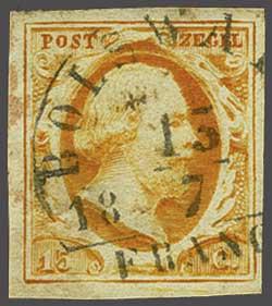 Lot 427 - Netherlands and former colonies NL Semi-circular Cancellation -  Corinphila Veilingen Auction 240: Single lots Netherlands and former colonies