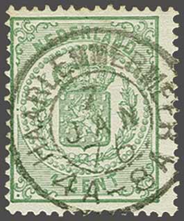 Lot 696 - Netherlands and former colonies NL 1869 Coat of Arms -  Corinphila Veilingen Auction 240: Single lots Netherlands and former colonies