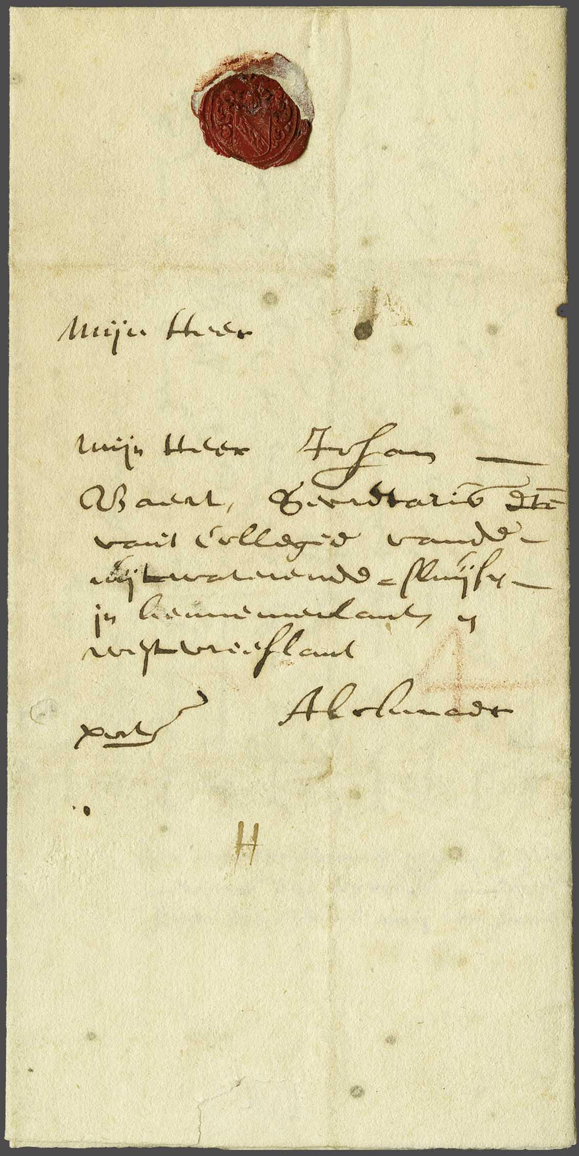Lot 28 - Netherlands and former colonies Netherlands -  Corinphila Veilingen Auction 240: Pre-philately Netherlands and former colonies