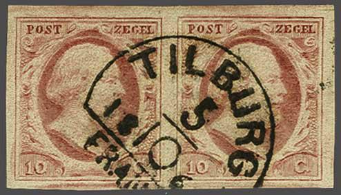 Lot 569 - Netherlands and former colonies NL Semi-circular Cancellation -  Corinphila Veilingen Auction 240: Single lots Netherlands and former colonies