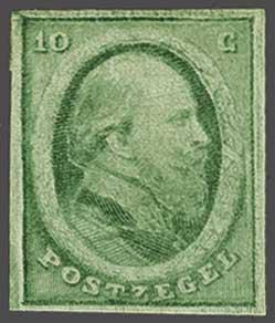 Lot 631 - Netherlands and former colonies NL 1864 King William III -  Corinphila Veilingen Auction 240: Single lots Netherlands and former colonies