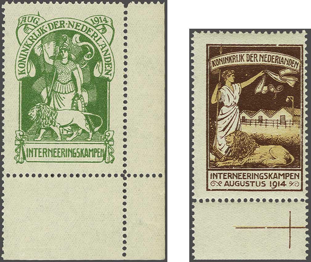 Lot 1205 - Netherlands and former colonies Netherlands Internment Stamps -  Corinphila Veilingen Auction 240: Single lots Netherlands and former colonies