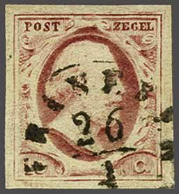 Lot 458 - Netherlands and former colonies NL Semi-circular Cancellation -  Corinphila Veilingen Auction 240: Single lots Netherlands and former colonies
