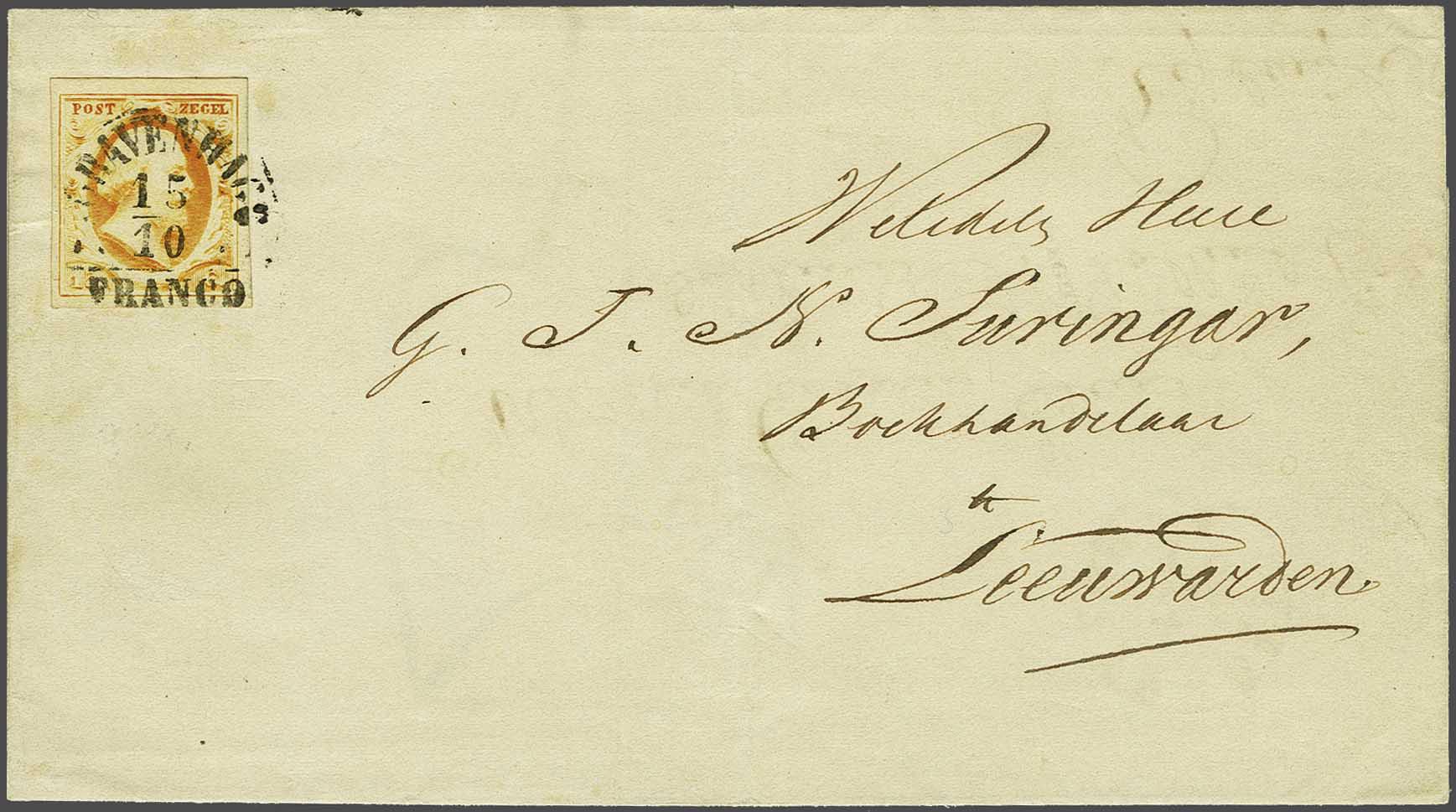 Lot 472 - Netherlands and former colonies NL Semi-circular Cancellation -  Corinphila Veilingen Auction 240: Single lots Netherlands and former colonies