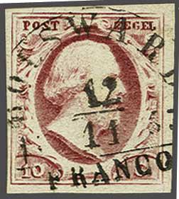 Lot 425 - Netherlands and former colonies NL Semi-circular Cancellation -  Corinphila Veilingen Auction 240: Single lots Netherlands and former colonies