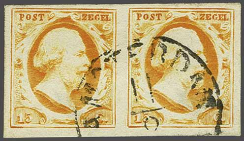 Lot 411 - Netherlands and former colonies NL Semi-circular Cancellation -  Corinphila Veilingen Auction 240: Pre-philately Netherlands and former colonies