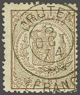 Lot 695 - Netherlands and former colonies NL 1869 Coat of Arms -  Corinphila Veilingen Auction 240: Single lots Netherlands and former colonies