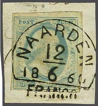 Lot 538 - Netherlands and former colonies NL Semi-circular Cancellation -  Corinphila Veilingen Auction 240: Single lots Netherlands and former colonies