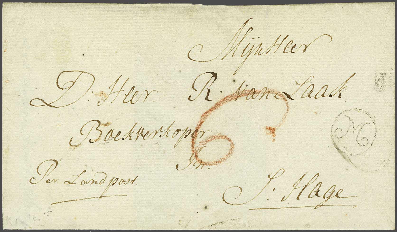 Lot 130 - Netherlands and former colonies Netherlands -  Corinphila Veilingen Auction 240: Pre-philately Netherlands and former colonies