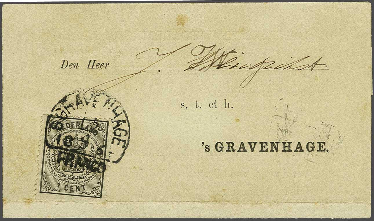Lot 703 - Netherlands and former colonies NL 1869 Coat of Arms -  Corinphila Veilingen Auction 240: Single lots Netherlands and former colonies