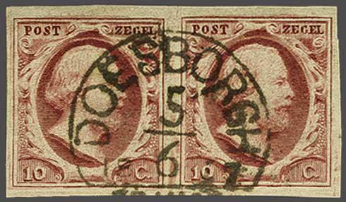 Lot 444 - Netherlands and former colonies NL Semi-circular Cancellation -  Corinphila Veilingen Auction 240: Single lots Netherlands and former colonies