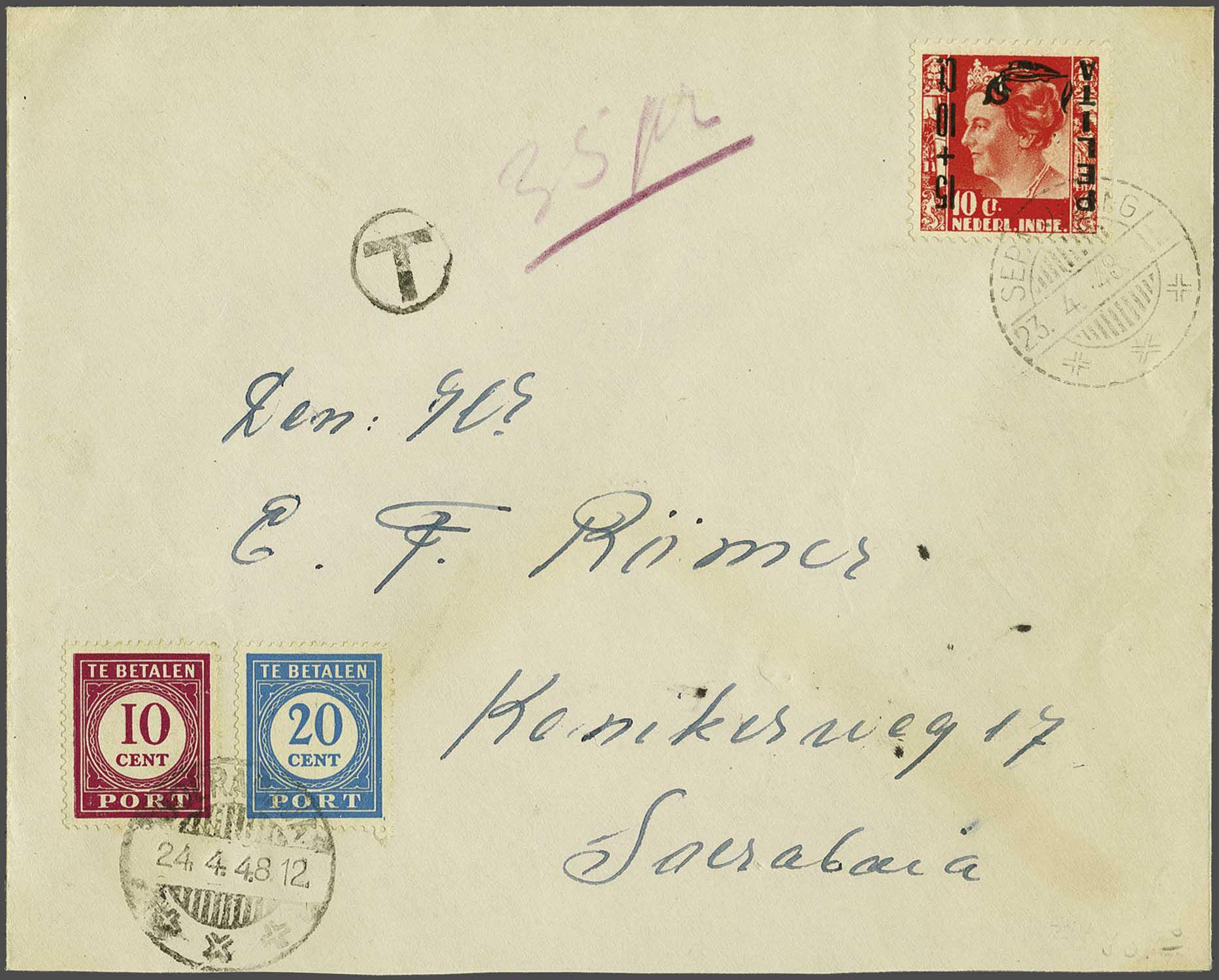 Lot 1303 - Netherlands and former colonies Netherlands Indies -  Corinphila Veilingen Auction 240: Single lots Netherlands and former colonies