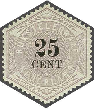 Lot 1190 - Netherlands and former colonies netherlands telegraph stamps -  Corinphila Veilingen Auction 240: Single lots Netherlands and former colonies
