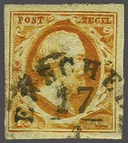 Lot 453 - Netherlands and former colonies NL Semi-circular Cancellation -  Corinphila Veilingen Auction 240: Pre-philately Netherlands and former colonies