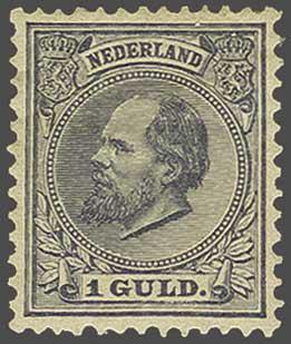 Lot 725 - Netherlands and former colonies NL 1872 King William III -  Corinphila Veilingen Auction 240: Single lots Netherlands and former colonies