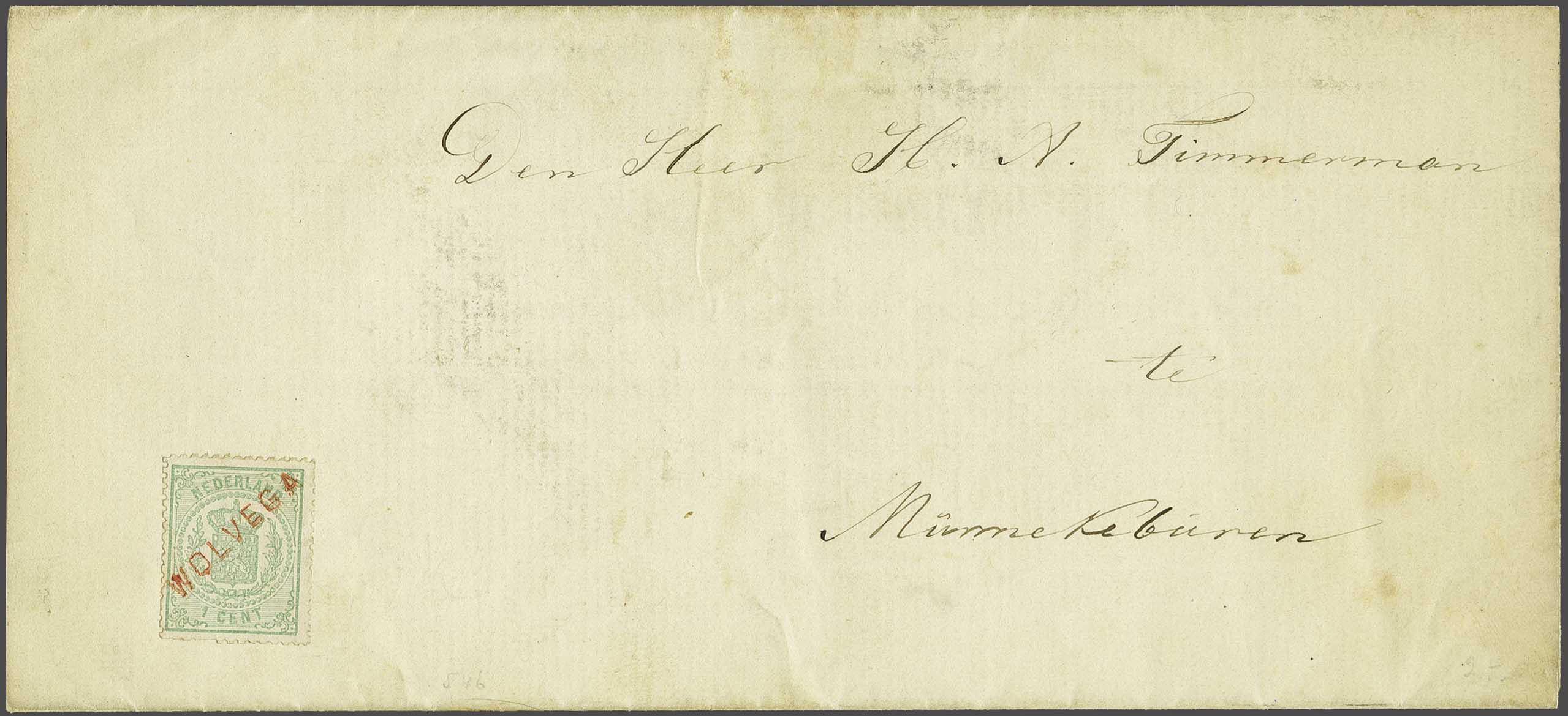 Lot 706 - Netherlands and former colonies NL 1869 Coat of Arms -  Corinphila Veilingen Auction 240: Single lots Netherlands and former colonies