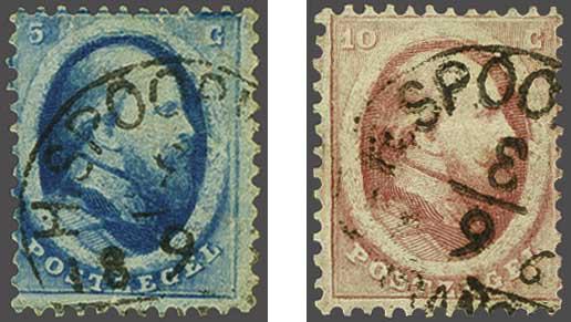 Lot 638 - Netherlands and former colonies NL 1864 King William III -  Corinphila Veilingen Auction 240: Single lots Netherlands and former colonies