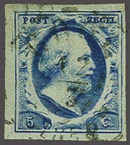 Lot 617 - Netherlands and former colonies NL 1852 King William III -  Corinphila Veilingen Auction 240: Single lots Netherlands and former colonies