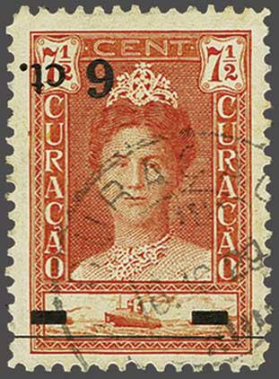 Lot 1375 - Netherlands and former colonies curacao -  Corinphila Veilingen Auction 240: Single lots Netherlands and former colonies
