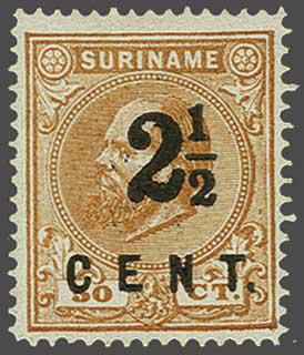 Lot 1404 - Netherlands and former colonies surinam -  Corinphila Veilingen Auction 240: Single lots Netherlands and former colonies
