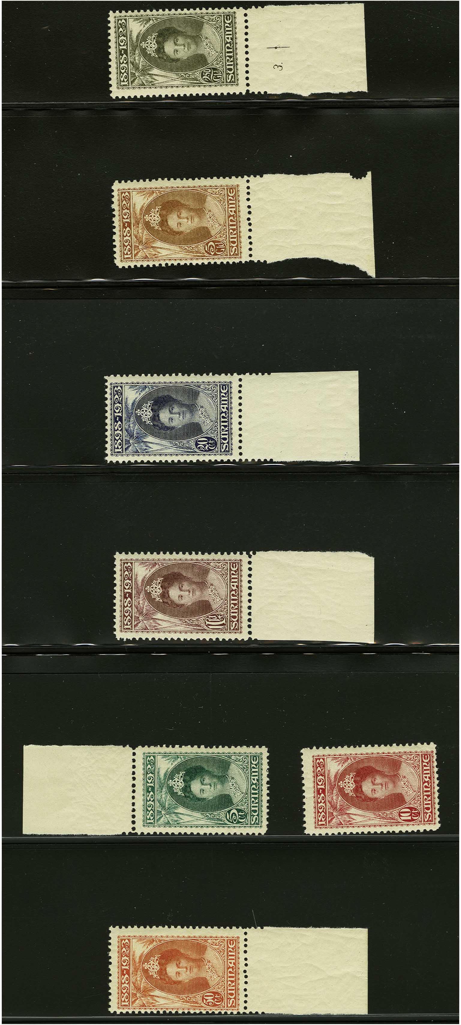 Lot 1412 - Netherlands and former colonies surinam -  Corinphila Veilingen Auction 240: Single lots Netherlands and former colonies