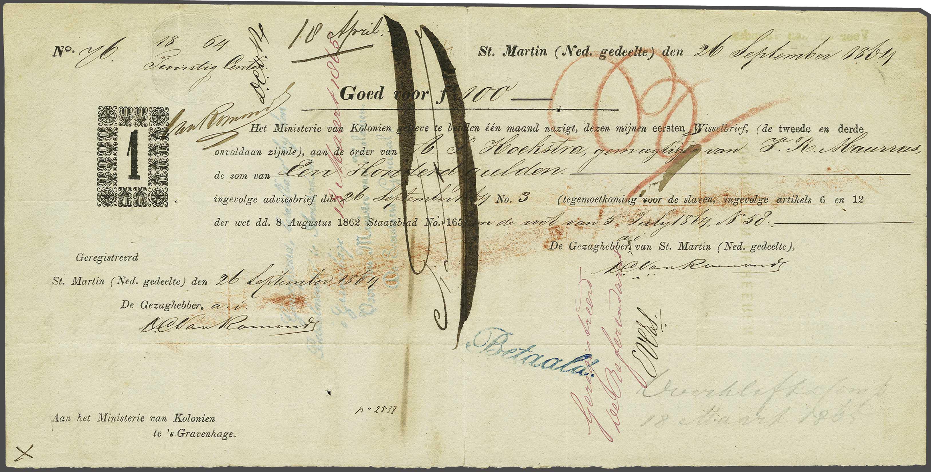 Lot 179 - Netherlands and former colonies curacao -  Corinphila Veilingen Auction 240: Single lots Netherlands and former colonies