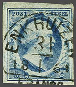 Lot 452 - Netherlands and former colonies NL Semi-circular Cancellation -  Corinphila Veilingen Auction 240: Single lots Netherlands and former colonies