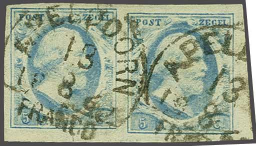 Lot 412 - Netherlands and former colonies NL Semi-circular Cancellation -  Corinphila Veilingen Auction 240: Single lots Netherlands and former colonies