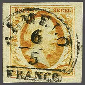 Lot 404 - Netherlands and former colonies NL Semi-circular Cancellation -  Corinphila Veilingen Auction 240: Pre-philately Netherlands and former colonies