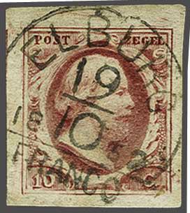 Lot 450 - Netherlands and former colonies NL Semi-circular Cancellation -  Corinphila Veilingen Auction 240: Single lots Netherlands and former colonies