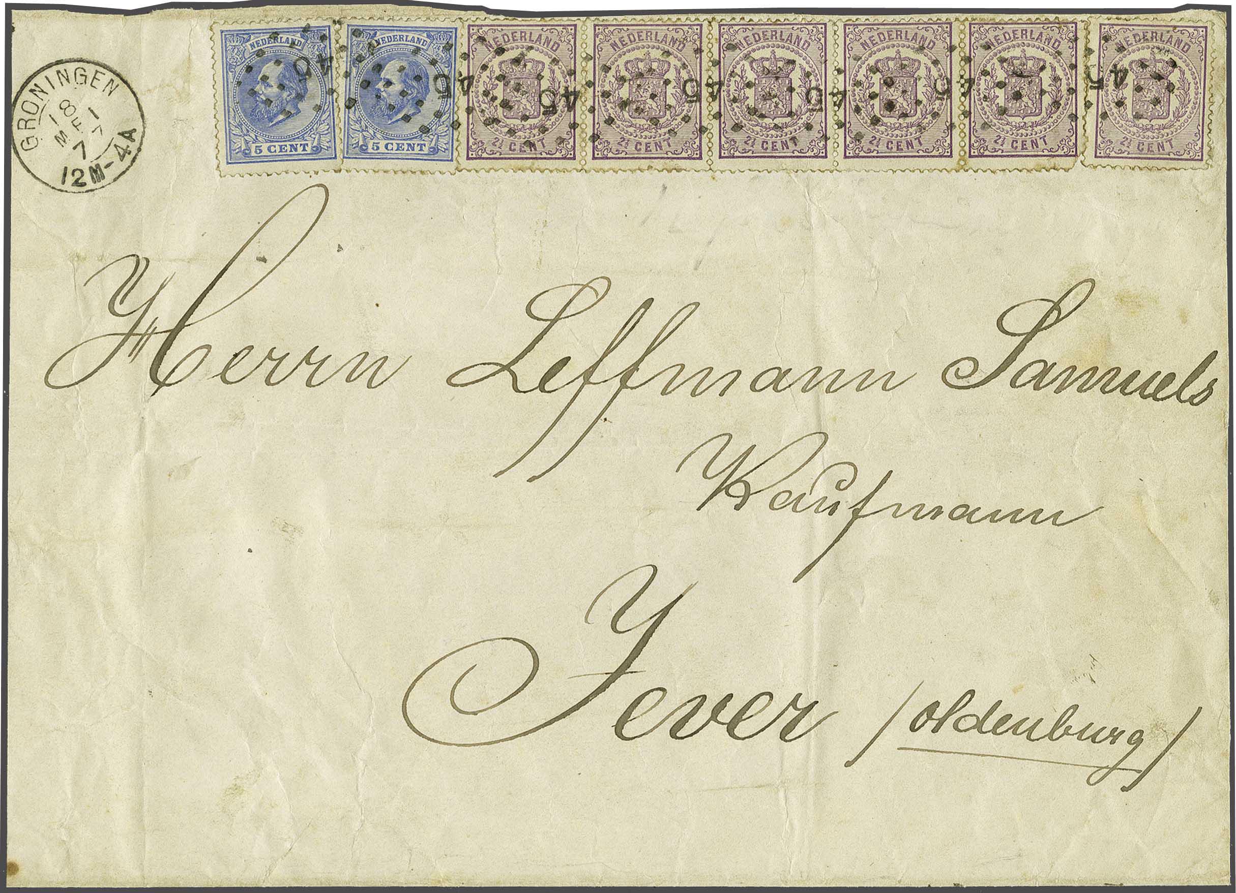 Lot 710 - Netherlands and former colonies NL 1869 Coat of Arms -  Corinphila Veilingen Auction 240: Single lots Netherlands and former colonies