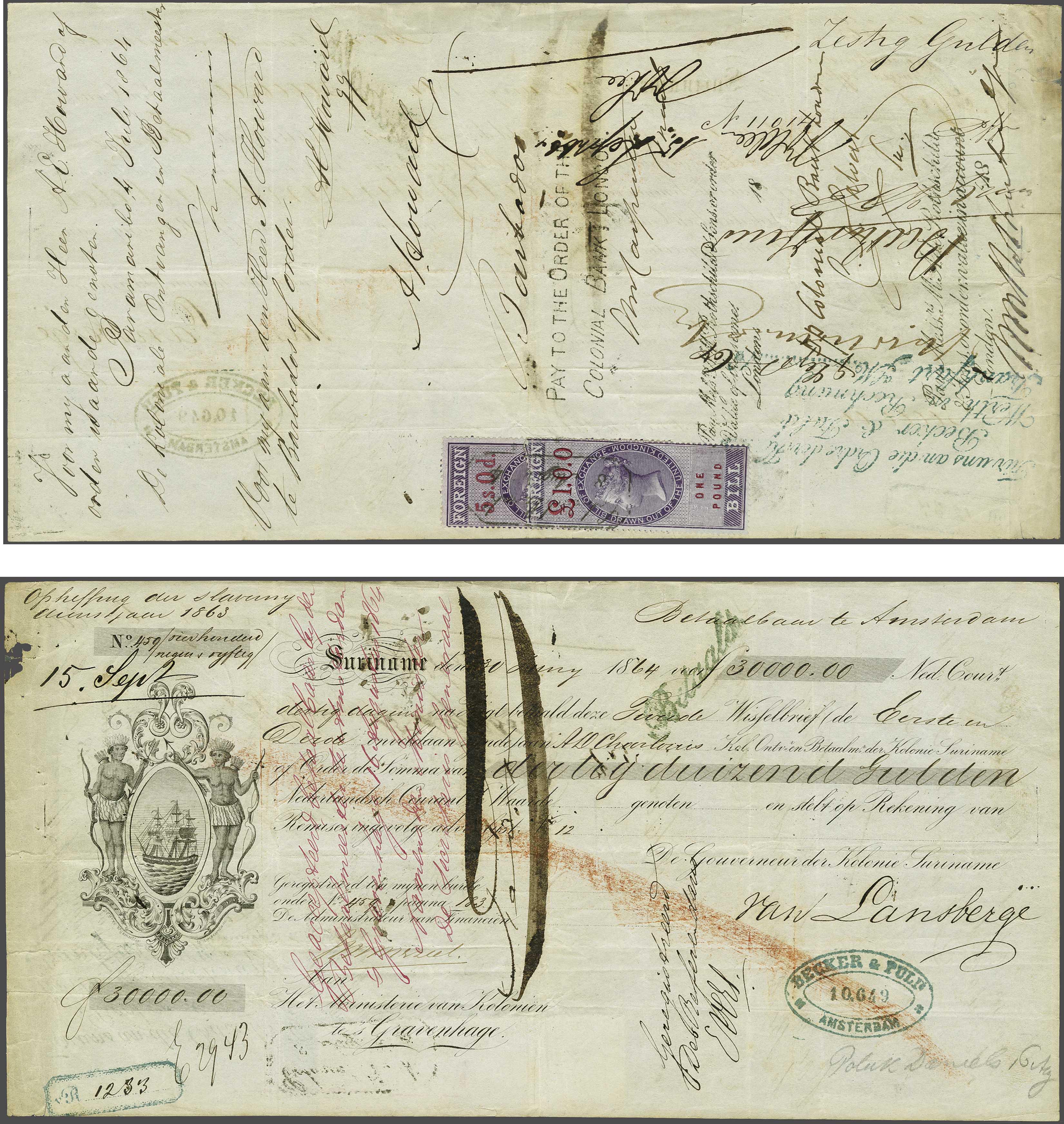 Lot 186 - Netherlands and former colonies surinam -  Corinphila Veilingen Auction 240: Single lots Netherlands and former colonies
