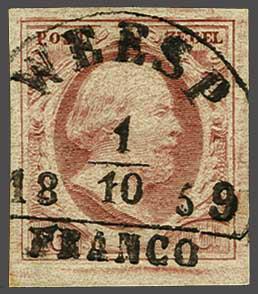 Lot 591 - Netherlands and former colonies NL Semi-circular Cancellation -  Corinphila Veilingen Auction 240: Single lots Netherlands and former colonies