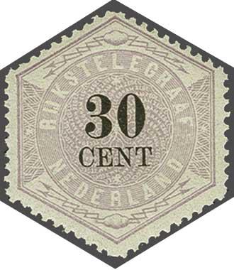 Lot 1193 - Netherlands and former colonies netherlands telegraph stamps -  Corinphila Veilingen Auction 240: Single lots Netherlands and former colonies