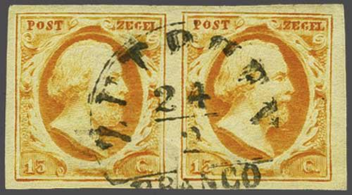 Lot 611 - Netherlands and former colonies NL Semi-circular Cancellation -  Corinphila Veilingen Auction 240: Single lots Netherlands and former colonies