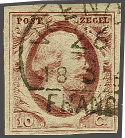 Lot 578 - Netherlands and former colonies NL Semi-circular Cancellation -  Corinphila Veilingen Auction 240: Pre-philately Netherlands and former colonies