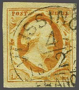 Lot 586 - Netherlands and former colonies NL Semi-circular Cancellation -  Corinphila Veilingen Auction 240: Single lots Netherlands and former colonies