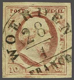 Lot 601 - Netherlands and former colonies NL Semi-circular Cancellation -  Corinphila Veilingen Auction 240: Single lots Netherlands and former colonies