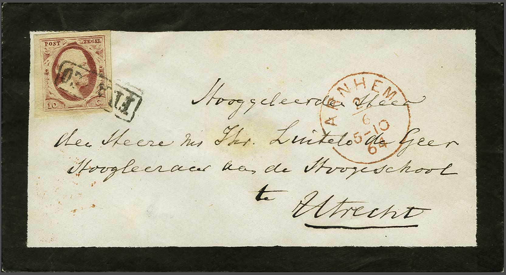 Lot 394 - Netherlands and former colonies NL 1852 King William III -  Corinphila Veilingen Auction 240: Single lots Netherlands and former colonies