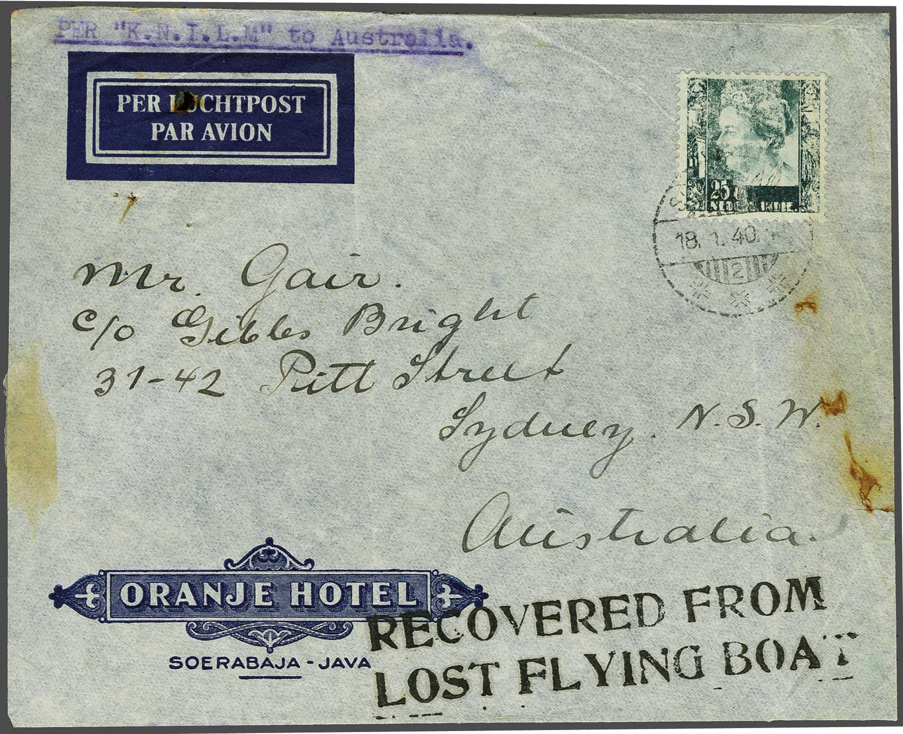 Lot 1290 - Netherlands and former colonies Netherlands Indies -  Corinphila Veilingen Auction 240: Single lots Netherlands and former colonies