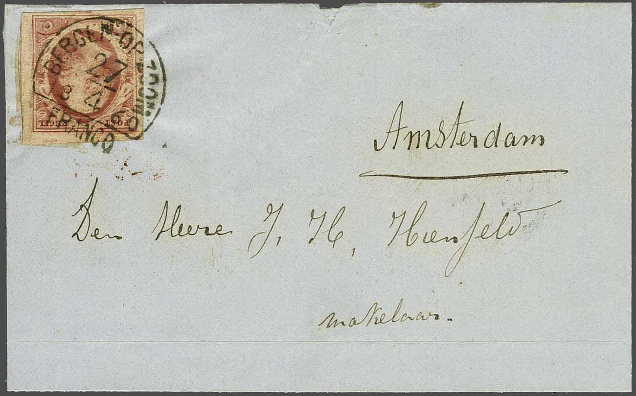 Lot 420 - Netherlands and former colonies NL Semi-circular Cancellation -  Corinphila Veilingen Auction 240: Single lots Netherlands and former colonies