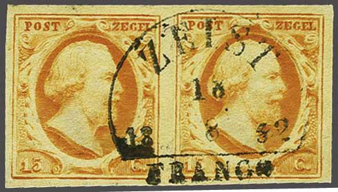 Lot 606 - Netherlands and former colonies NL Semi-circular Cancellation -  Corinphila Veilingen Auction 240: Single lots Netherlands and former colonies
