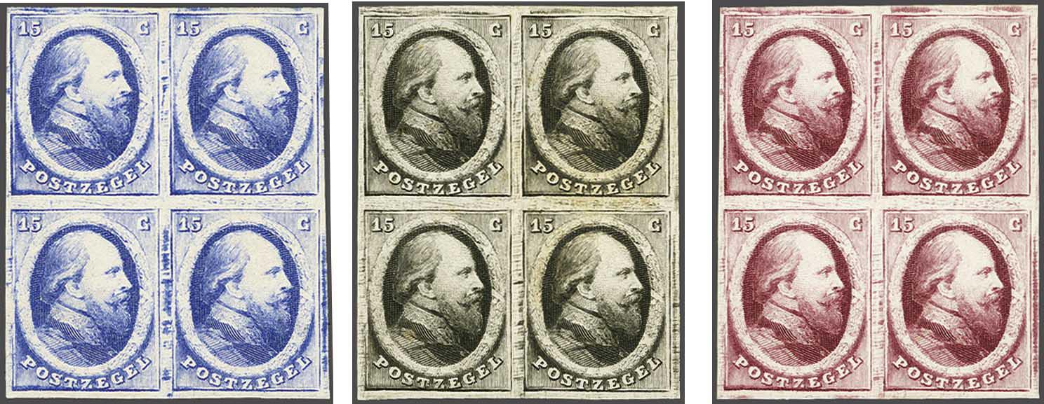 Lot 628 - Netherlands and former colonies NL 1864 King William III -  Corinphila Veilingen Auction 240: Pre-philately Netherlands and former colonies