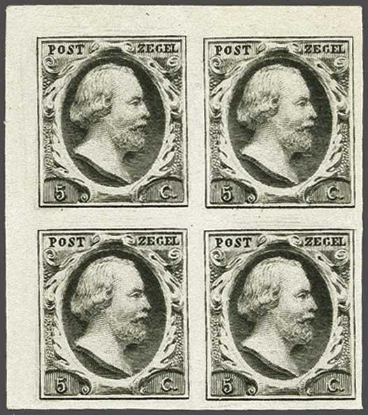 Lot 206 - Netherlands and former colonies NL 1852 King William III -  Corinphila Veilingen Auction 240: Single lots Netherlands and former colonies