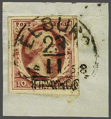Lot 451 - Netherlands and former colonies NL Semi-circular Cancellation -  Corinphila Veilingen Auction 240: Pre-philately Netherlands and former colonies